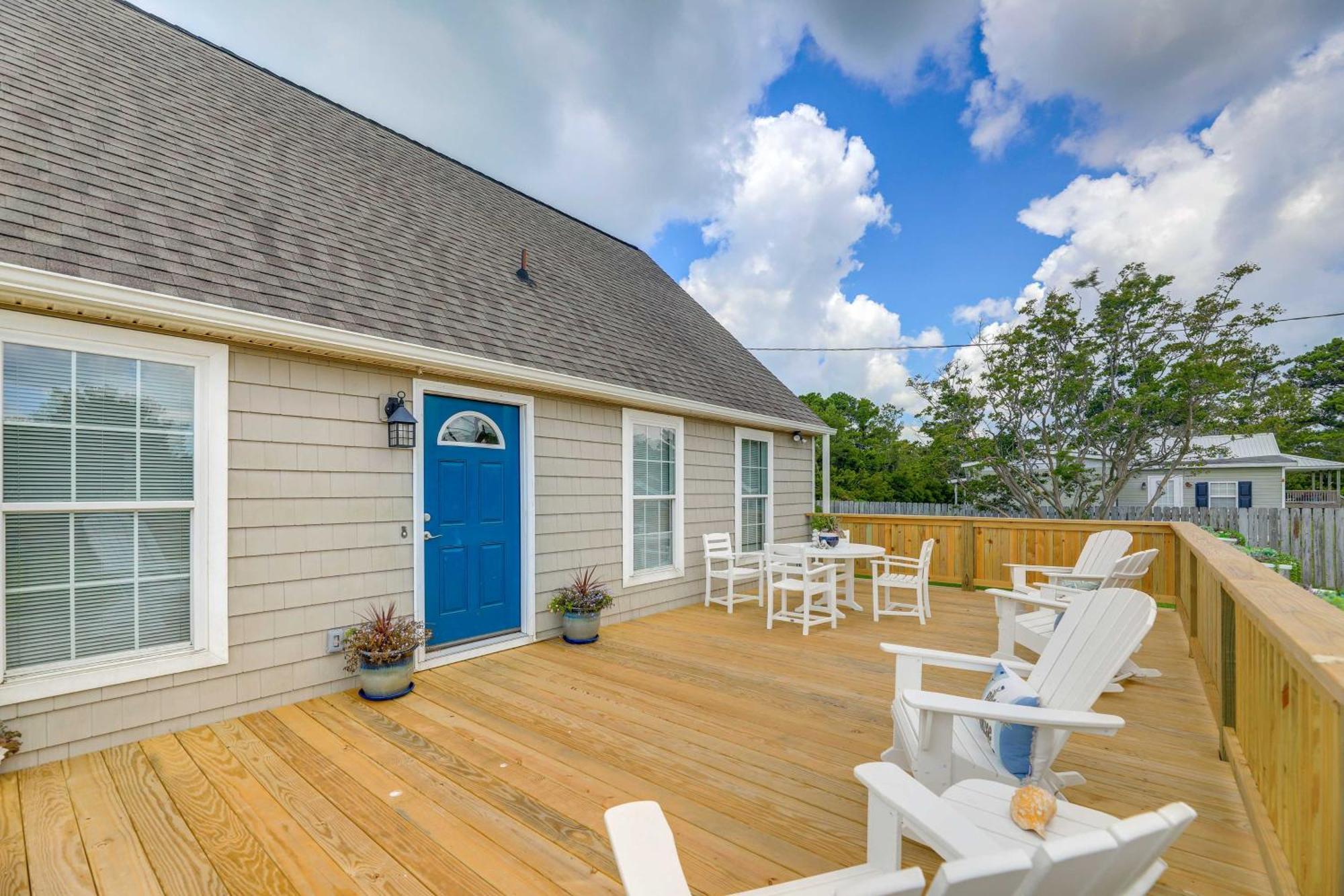 The Willowberry House With Deck And Grill! Harkers Island Exterior foto