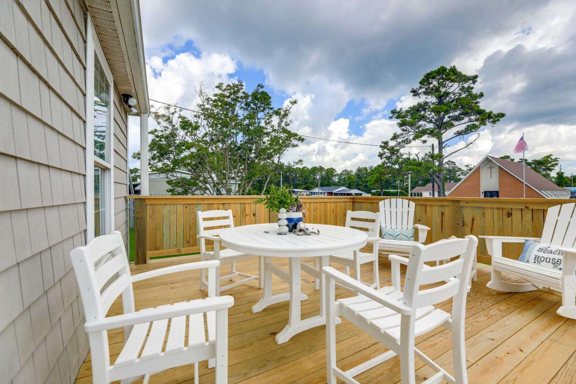 The Willowberry House With Deck And Grill! Harkers Island Exterior foto