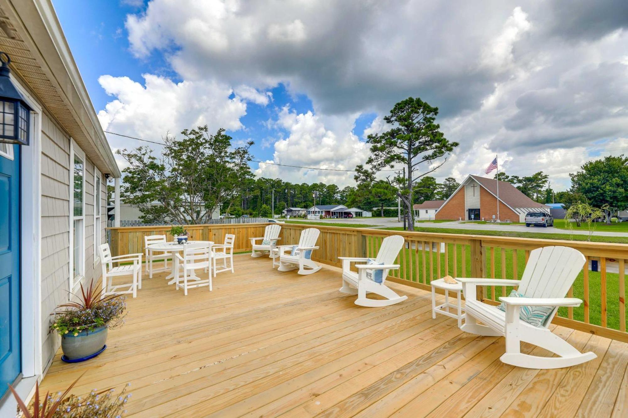 The Willowberry House With Deck And Grill! Harkers Island Exterior foto
